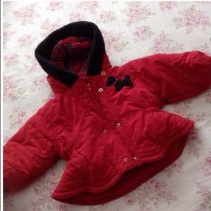 CT KIDZ RED WINTER COAT 12 MO NWOT